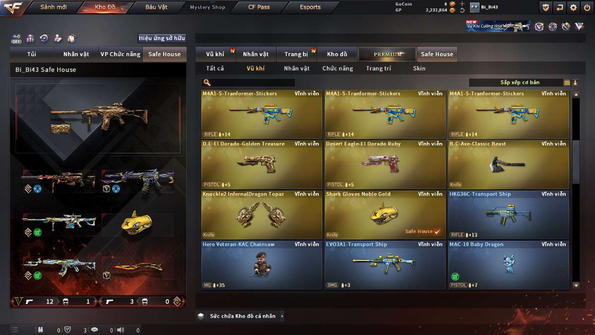 shop acc cf uy tin gia re